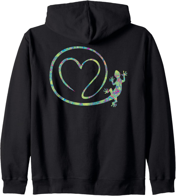 Symbol - Loving Heart Gecko 3 - Fan Fun Kapuzenjacke