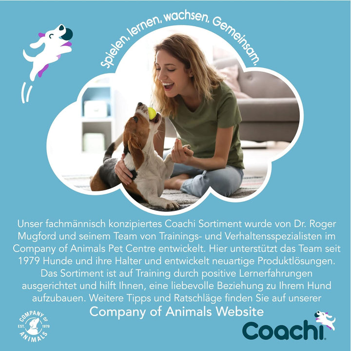 Coachi Tuggi Spider, perfekt für Zerrspiele, robust & angenehm, dehnbarer Bungee-Griff, für Hunde &
