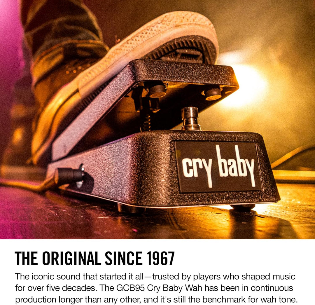 Jim GCB95 Dunlop Original Crybaby-Pedal Single, Single