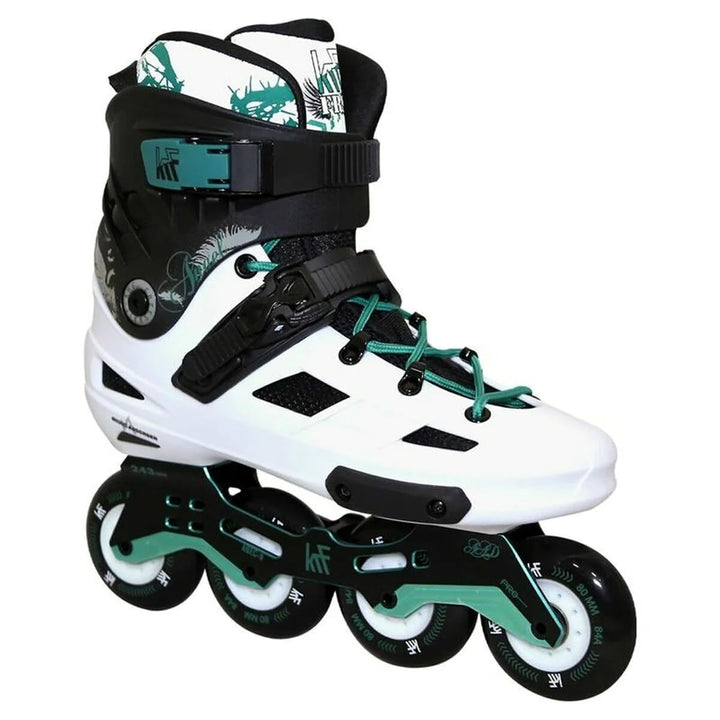 KRF The New Urban Concept Krf Patin B FRS Angel 4x80 Weiss/Grün, Unisex, Erwachsene 41 Weiss-Grün, 4
