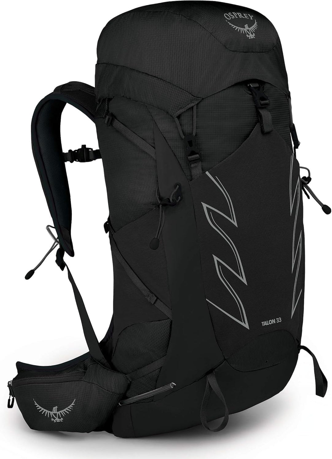 Osprey Talon 33 Wanderrucksack für Männer L-XL Stealth Black Single, L-XL Stealth Black Single