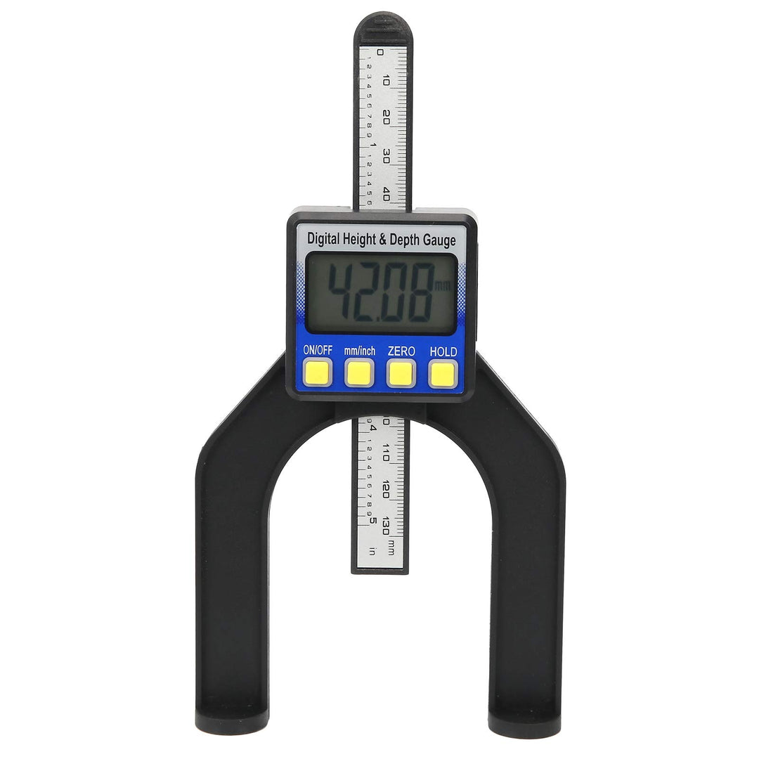 VBESTLIFE Digitales elektronisches Höhenmessgerät, Mini-Höhenmessgerät, Tiefenmessgerät, 080 mm, gro