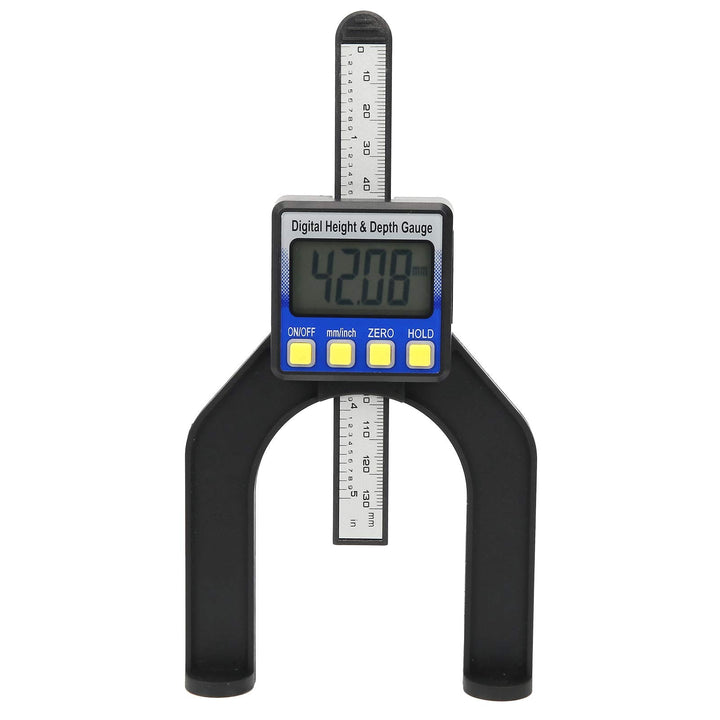VBESTLIFE Digitales elektronisches Höhenmessgerät, Mini-Höhenmessgerät, Tiefenmessgerät, 080 mm, gro