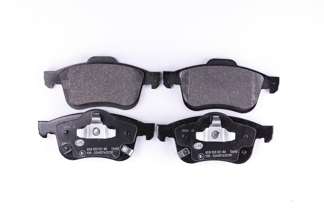 HELLA PAGID 8DB 355 021-801 Bremsbelagsatz - T2442 - Dicke/Stärke: 20.2mm - Bremssystem: Teves - mit