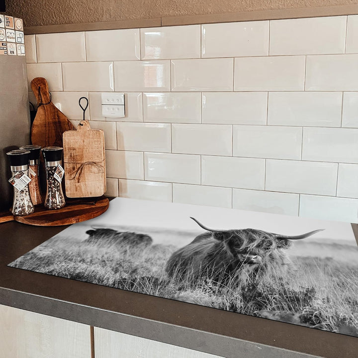 KitchenYeah© Herdabdeckplatte Einteilig Ceranfeld Abdeckplatte Küche Deko Ceranfeldabdeckung Herdabd