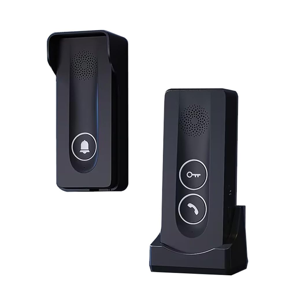 ANJIELO SMART Kabellose Türklingel, integriertes drahtloses Signal, Zwei-Wege-Gegensprechanlage, Ein