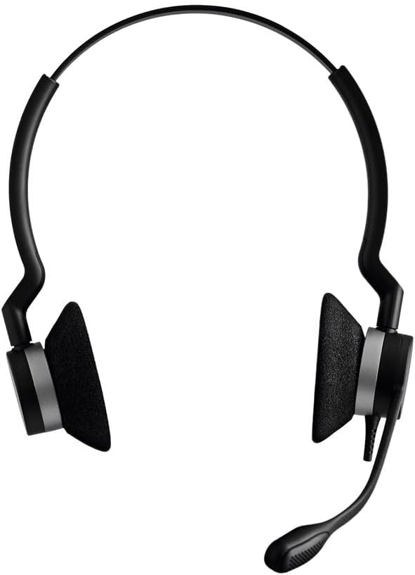 Jabra Biz 2300 USB-A UC On-Ear Stereo Headset - Unified Communications zertifizierter Noise Cancelli
