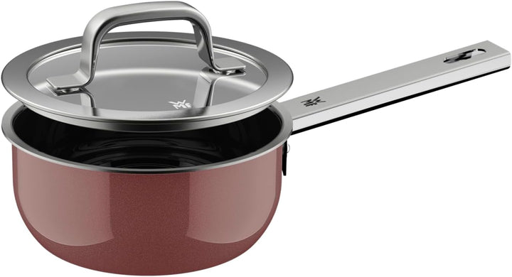 WMF Fusiontec Mineral Pro, Stielkasserolle mit Deckel, 16 cm, langlebiges, kratzfestes Material, kle