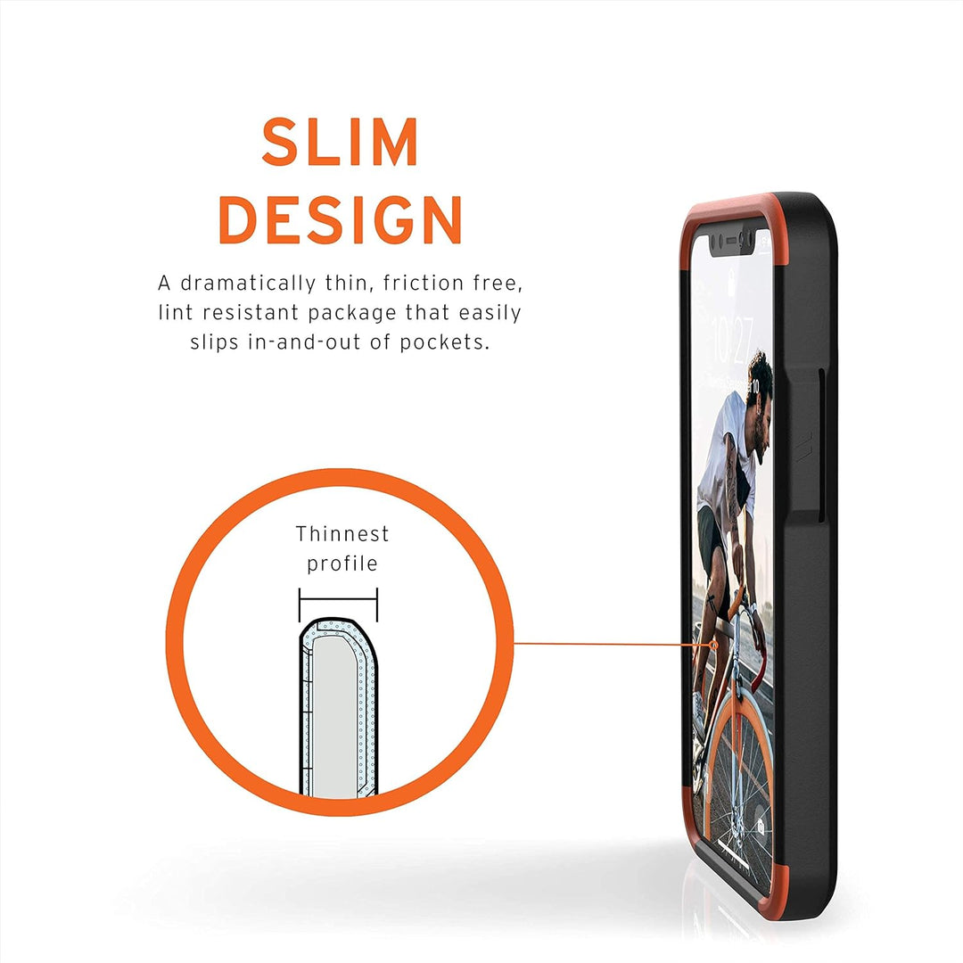 Urban Armor Gear Civilian Hülle Apple iPhone 12 Mini (5,4'' Zoll) Schutzhülle (Wireless Charging kom