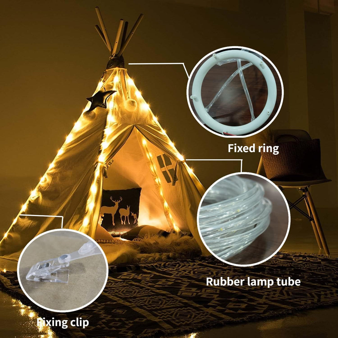 Vercico Fee Lichterketten Batterie Indoor Kinder Schlafzimmer Tipi Zelt Beleuchtung Dekoration LED L