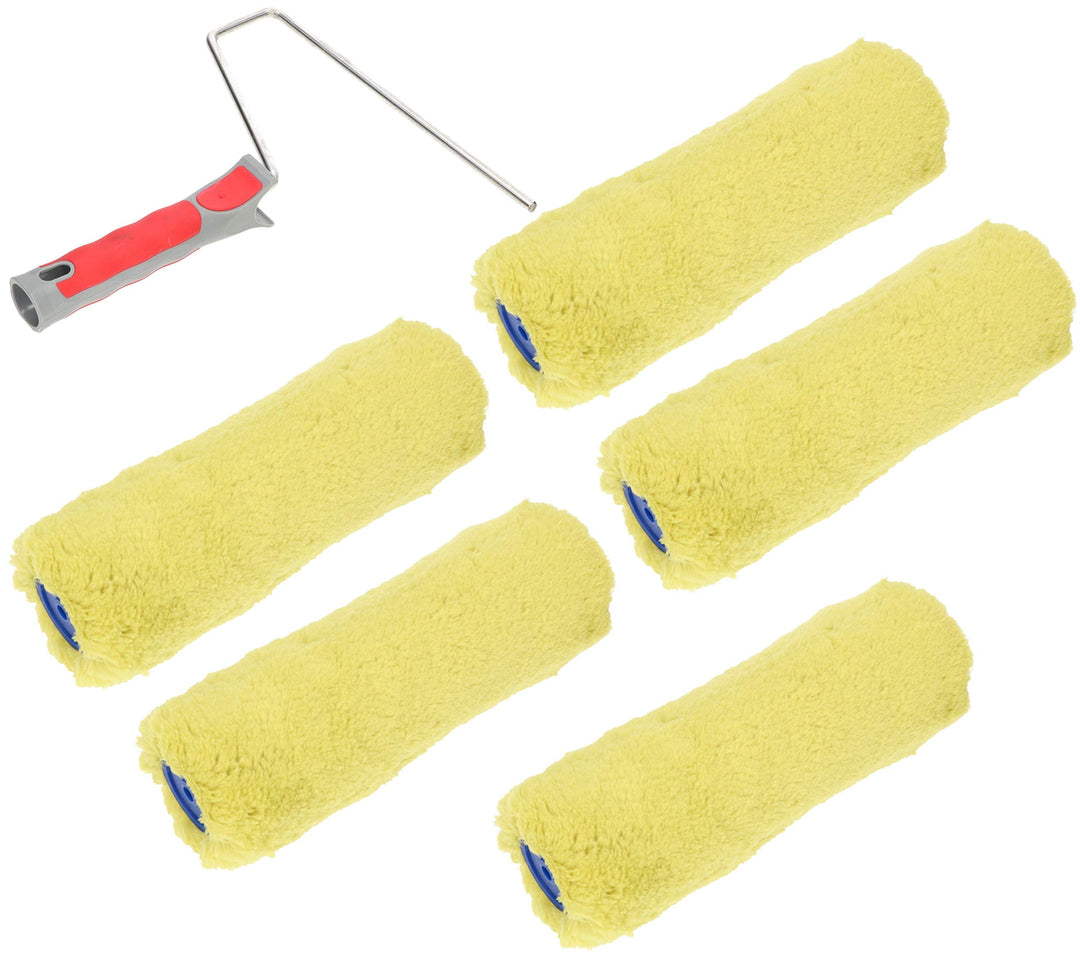 KOTARBAU® 6er Set Farbwalze 250 mm Syntex zum Auftragen Wasserfarben