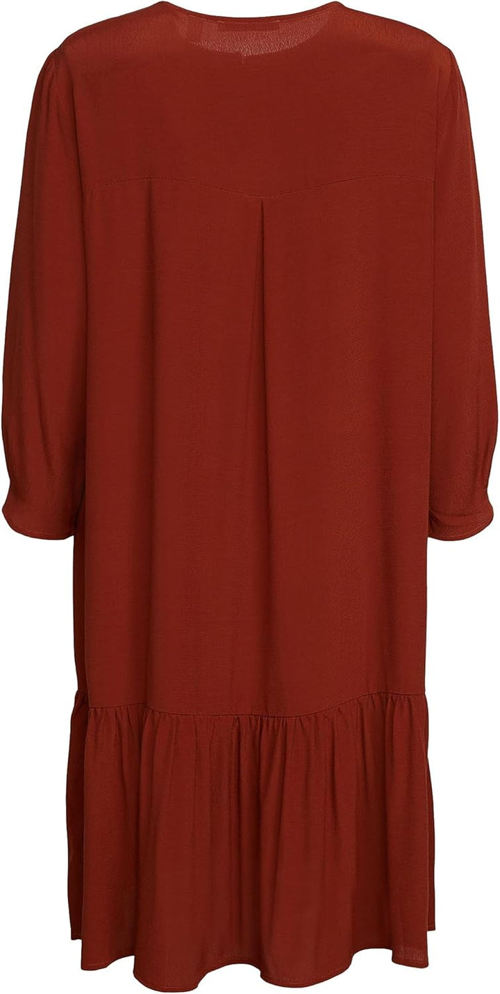 ESPRIT Damen Kleid, 220/Rust Brown