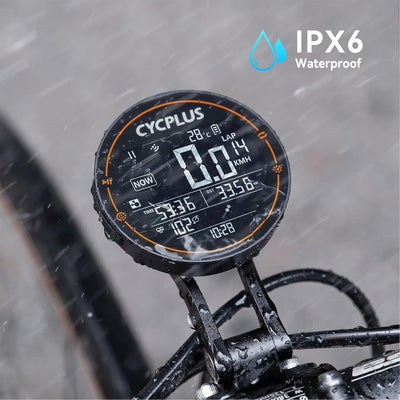 CYCPLUS Fahrradcomputer GPS Fahrradtacho Kabellos, Wasserdicht IPX6 Fahrrad Computer ANT+ Drahtloser