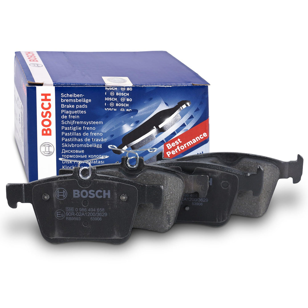 Bosch BP1503 Bremsbeläge - Hinterachse - ECE-R90 Zertifizierung - vier Bremsbeläge pro Set Single, S