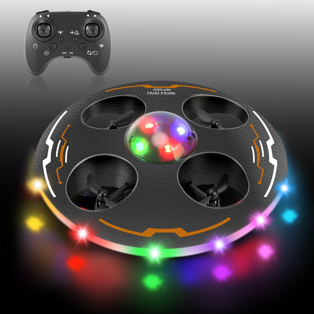 Charmofun Mini Drohne für Kinder, Drohne Kinder für Anfänger UFO 360°, RC Flugzeug Spielzeug Drone m