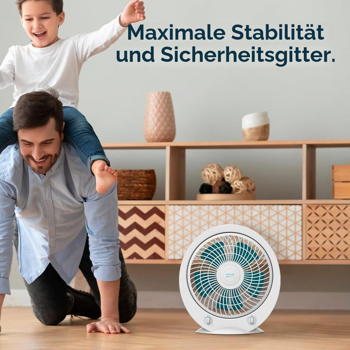 Cecotec - Fussbodenventilatoren EnergySilence 4500 Power Box 45 W, 12 Zoll Durchmesser, 3 Geschwindi