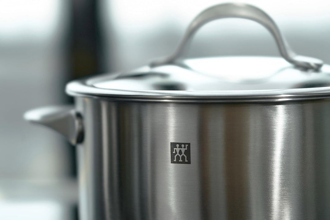 ZWILLING Essence Kochtopf-Set, 5-teilig, 4 Deckel, Induktionsgeeignet, Edelstahl, 5 Tlg., 5 tlg.