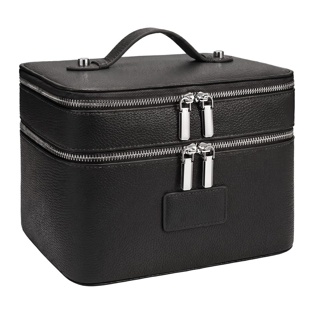 Kosmetiktasche,Kulturtasche Damen,Make up Tasche Mit Grossem Fassungsvermögen und Zwei Ebenen,Reise-