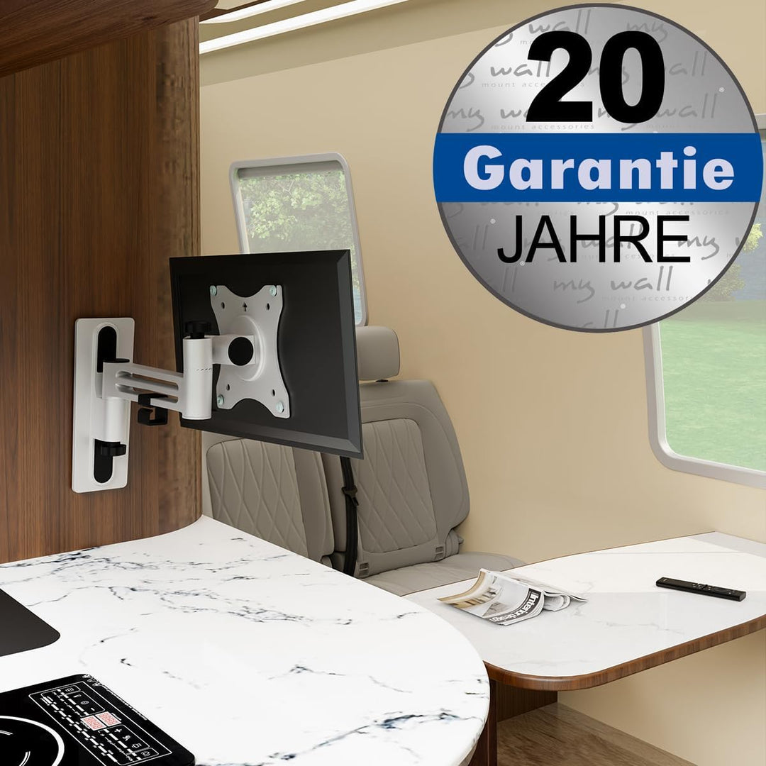 My Wall TV-Wandhalterung für Wohnmobile – HC1-2L, TV Wandhalterung für Wohnmobil und Wohnwagen, Fern