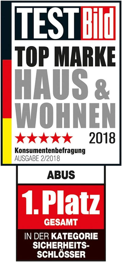 ABUS Granit Vorhängeschloss 37ST/55 #SZP aus Edelstahl - für den Ausseneinsatz - mit Sicherungskarte