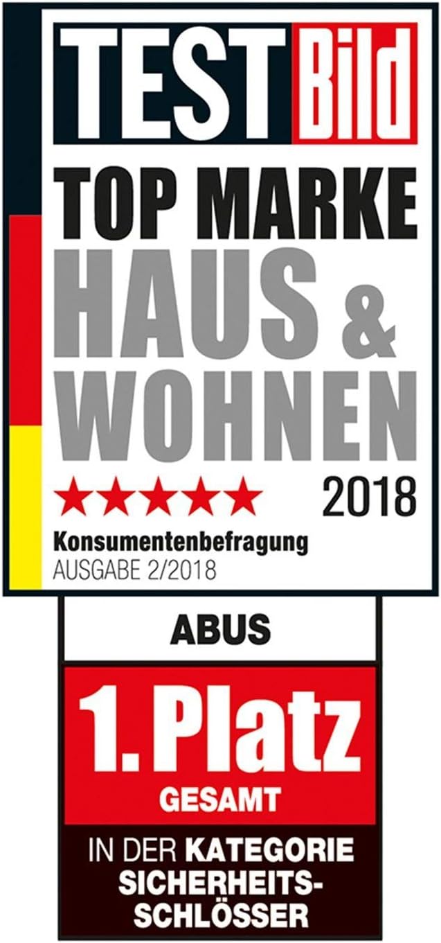 ABUS Granit Vorhängeschloss 37/55HB100 mit hohem Bügel - für den Ausseneinsatz - aus gehärtetem Spez