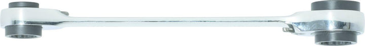 KS Tools 503.4553 4 in 1 GEARplus umschaltbar Doppel-Ratschenringschlüssel, 21x22x24x27mm, 21x22x24x