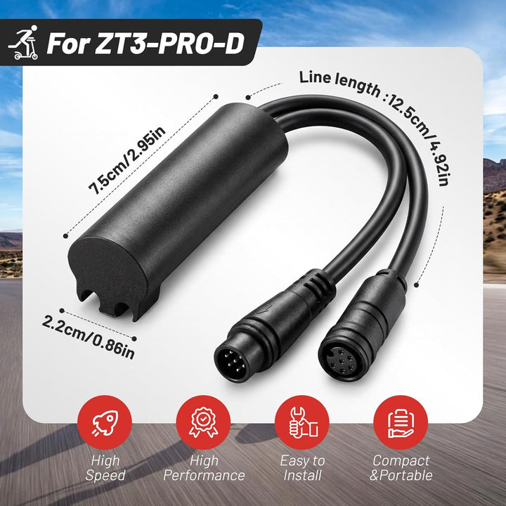 New Tuning Chip Unlock Cable for Segway Ninebot ZT3 ProD, Kabelzubehör Spezialkabel für 35-40 Km/h,