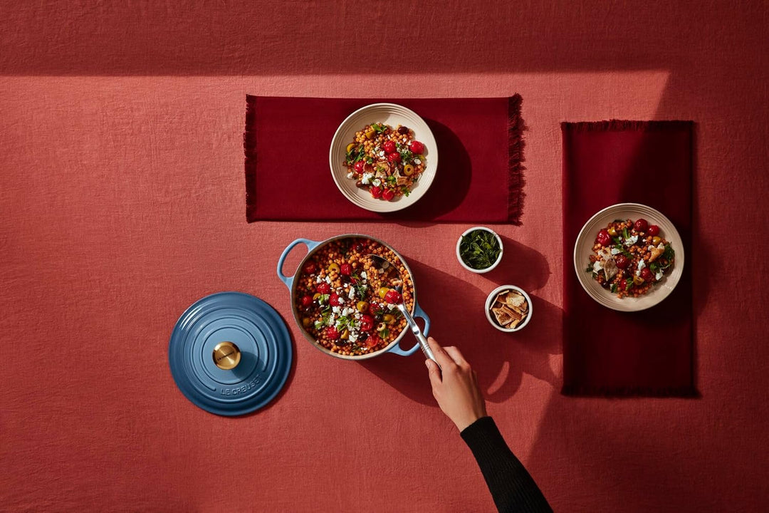 Le Creuset Signature Gusseisen-Bräter mit Deckel, Ø 24 cm, Rund, Für alle Herdarten und Induktion ge