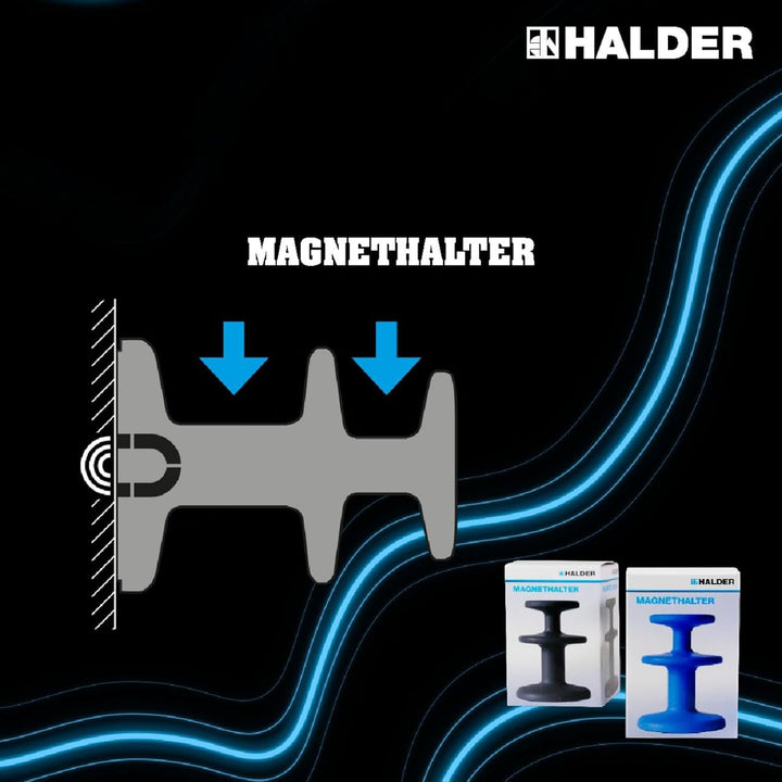 HALDER - Aktionsbox, SIMPLEX-Schonhammer, Gummikomposition/Plastik plus Magnethalter | 3026s008 SIMP