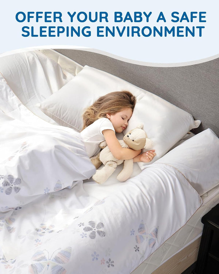 Lilian&Gema 2er Pack Rausfallschutz Bett, Aufblasbares Bettgitter Rausfallschutz, Bettkantenschutz f