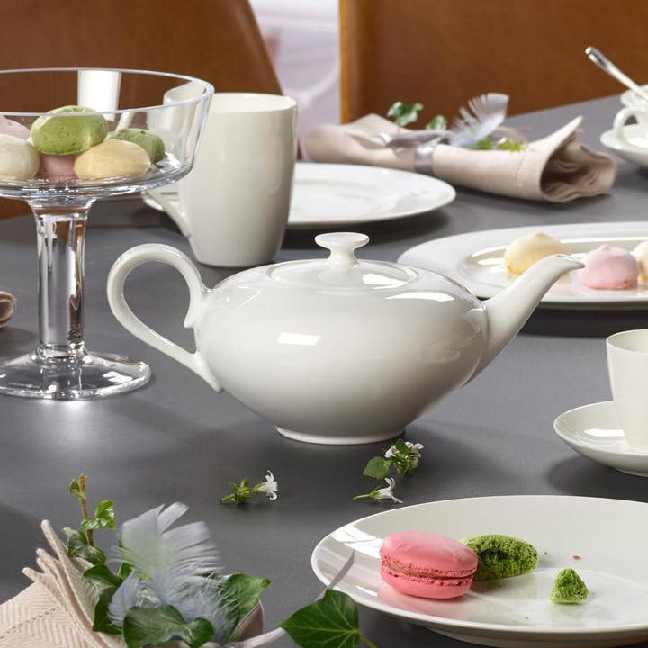 Villeroy & Boch Anmut Teekanne, Porzellan, 1045450460, White