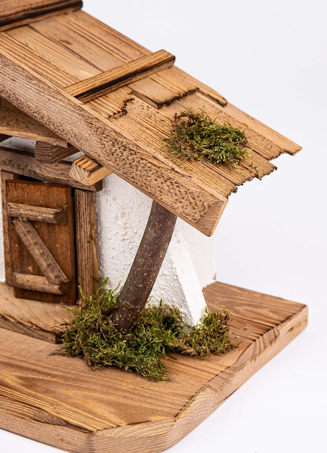 Weihnachtskrippe W16 aus Holz Krippe Weihnachtskrippen Stall Krippen