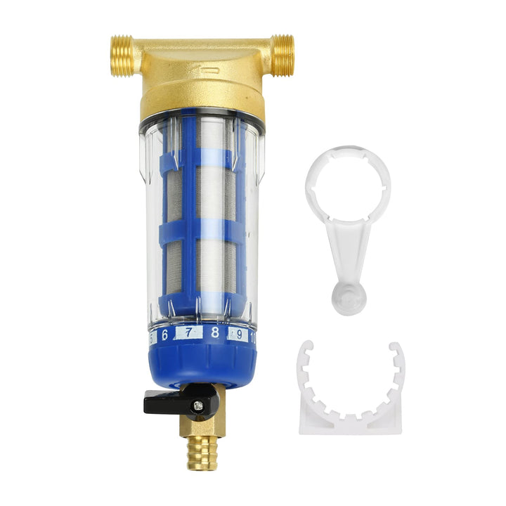 Wasserfilter Wiederverwendbare, Spin-Down-Sediment-Wasserfilter mit Male Thread, Wasser-Vorfilter-Se
