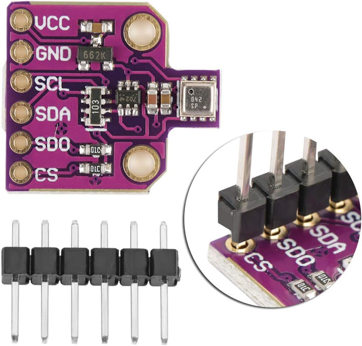BME680-Sensor, CJMCU-680-Temperatur-Feuchtigkeitssensor Ultrakleine Entwicklungskarte für die Druckh
