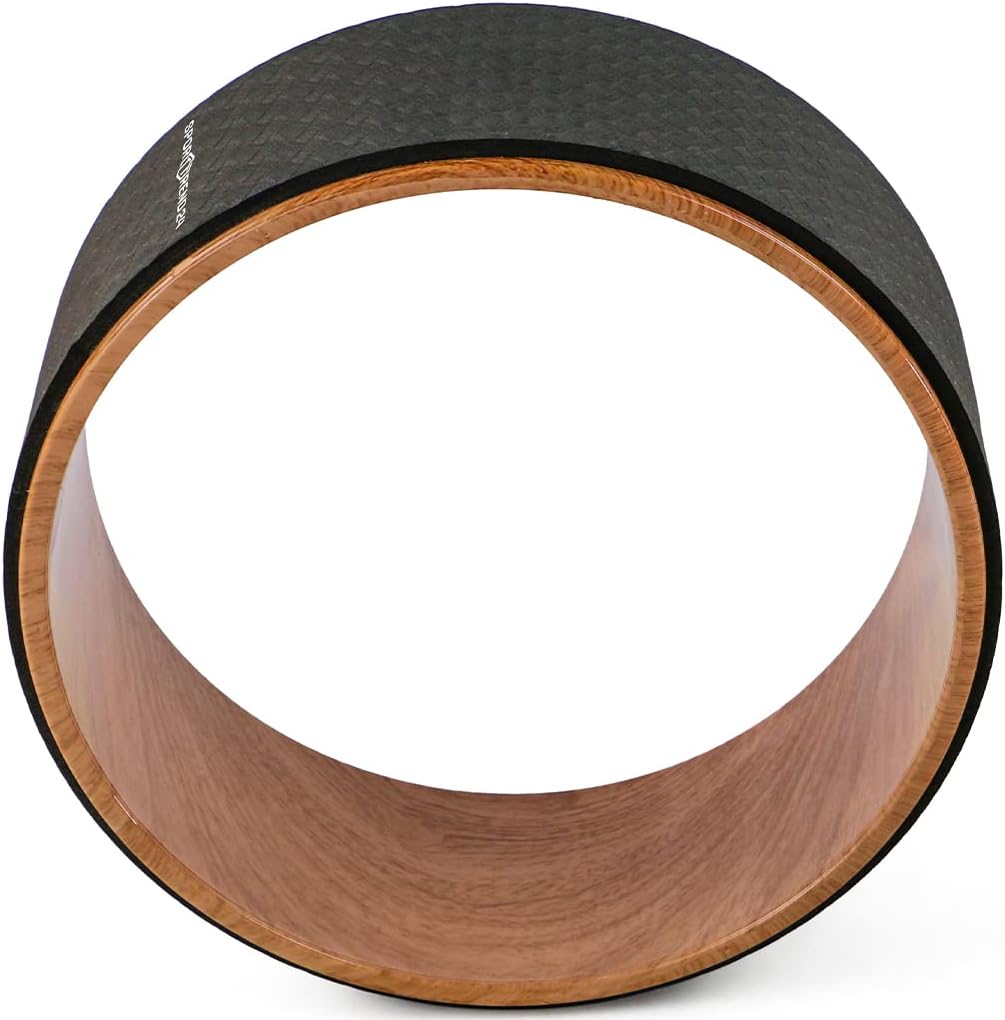 Sporttrend 24® Yoga Wheel aus TPE und Holz