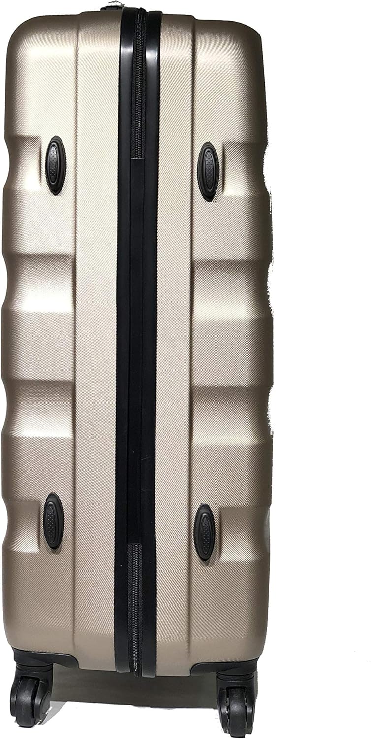 Kabine/Mittelgrosser Koffer mit oder ohne Vanity, französische Marke, Champagner (5806), Gross