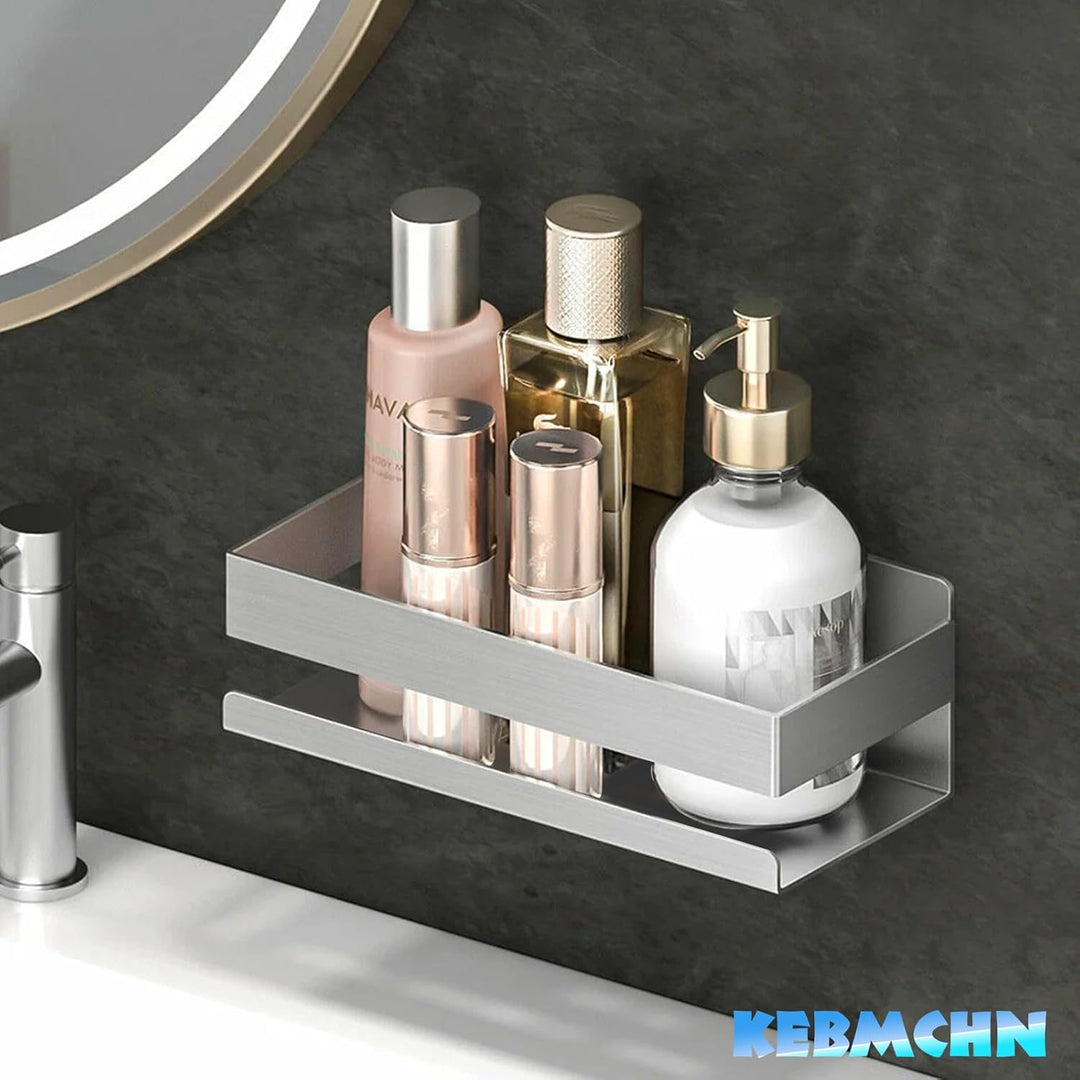 Duschablage ohne Bohren 23 * 9 * 7.5CM- Selbstklebender Duschkorb, Rostfreies Badezimmerregal, platz