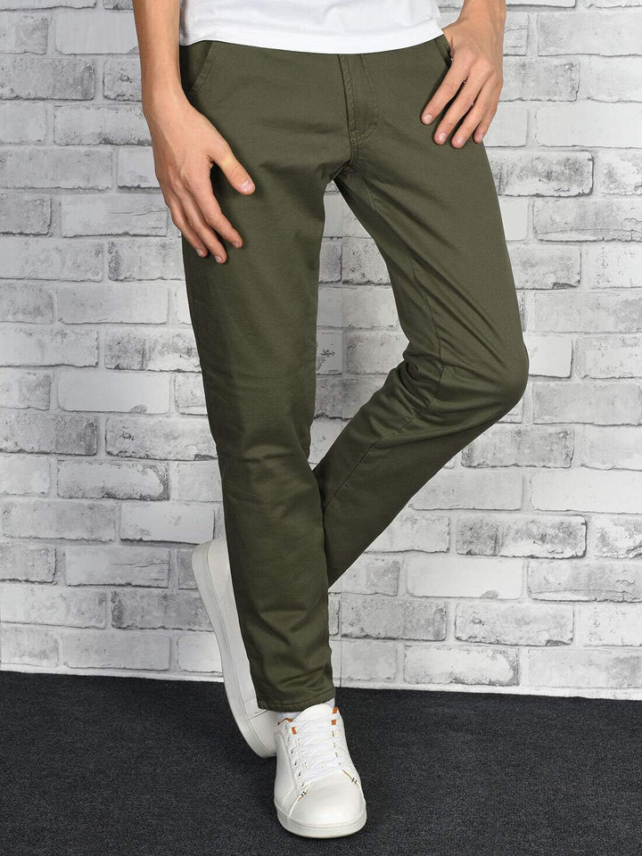 BEZLIT Jungen Thermo Chino Hose Gefüttert 22879 104 Olivegrün, 104 Olivegrün