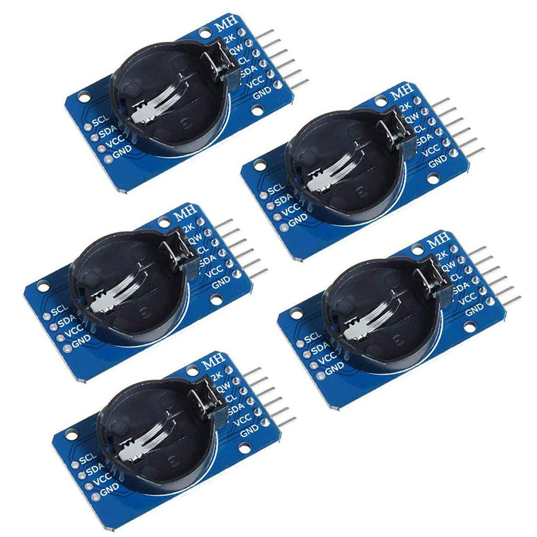 Hailege 5pcs Uhr-Modul Echtzeit-Uhr-Modul IIC RTC-Modul ohne Batterie