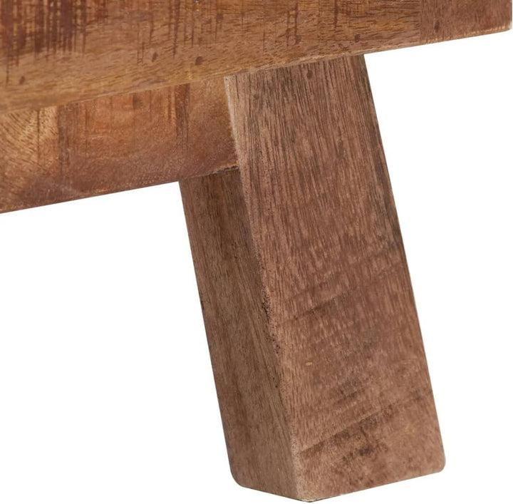 vidaXL Raues Mangoholz TV Schrank Rustikal Lowboard TV Möbel Tisch Board Sideboard Fernsehtisch Fern