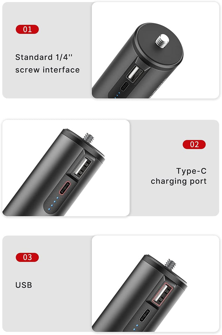 Ulanzi BG-4 Power Bank Griff mit Stativ - 5000 mAh