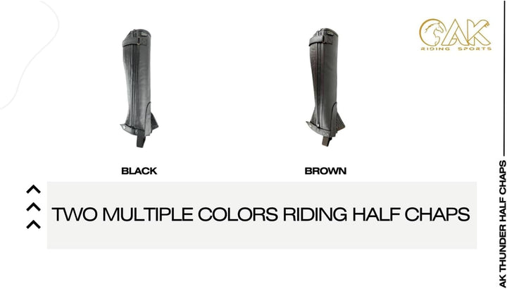 AK Donner Unisex Reitchaps aus Leder AKRS-1032(PL) 3XL Braun, 3XL Braun