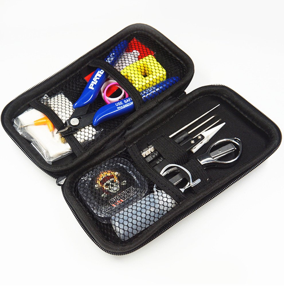 DIY V2 Mini Tool Kit with Multifunctional Ceramic Tweezers Ideal for DIY Atomizers - RDA/RTA/RBA (DI