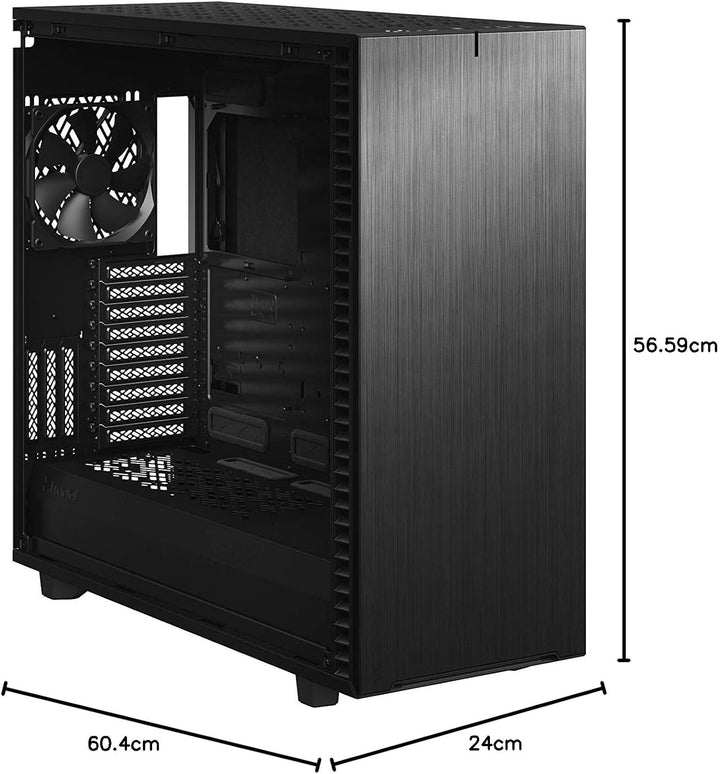 Fractal Design Define 7 XL Black Brushed Aluminum/Steel E-ATX Silent Modular Full Tower Computer Cas