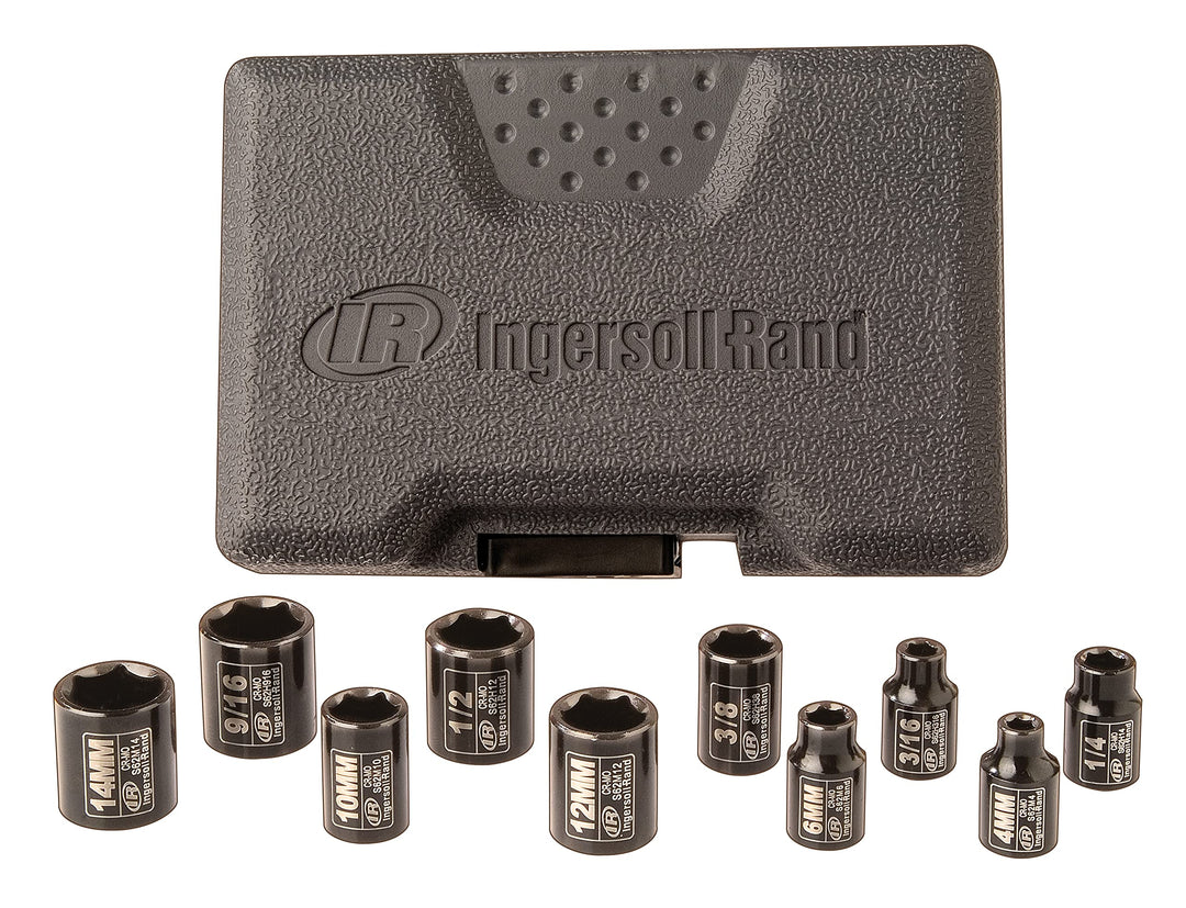 Ingersoll Rand 1/4"-Antrieb Steckschlüsselsatz SK2C10N (3/16", 1/4", 3/8", 1/2", 9/16", 4, 6, 9, 12,