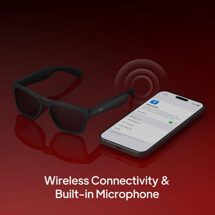 OhO sunshine wasserdichte Audio Sonnenbrille, Bluetooth Kopfhörer Sonnenbrille zum Hören von Musik u