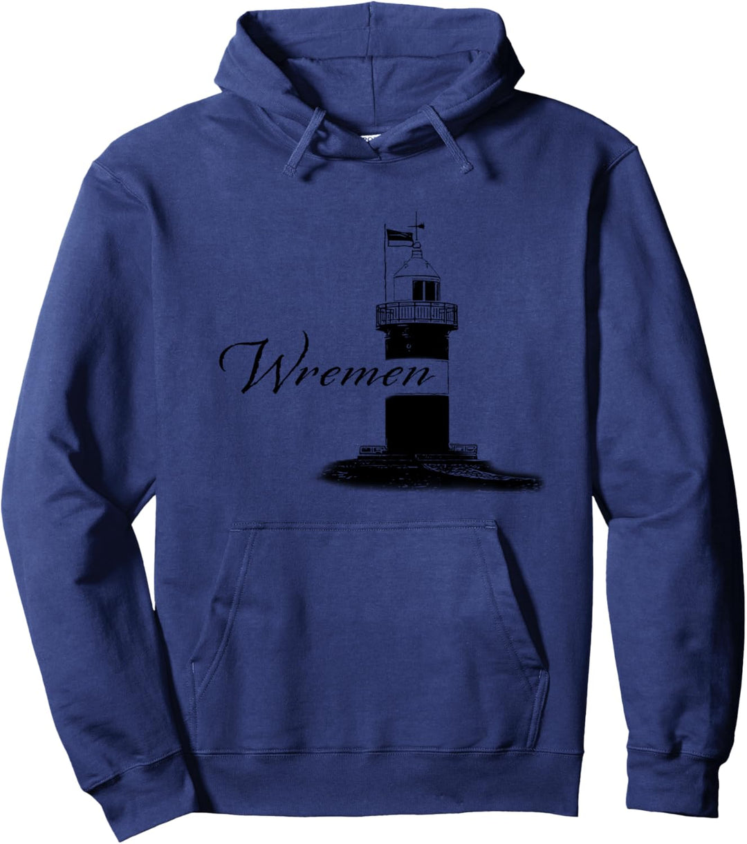 Wremen - Leuchtturm Kleiner Preusse Wurster Nordseeküste Pullover Hoodie