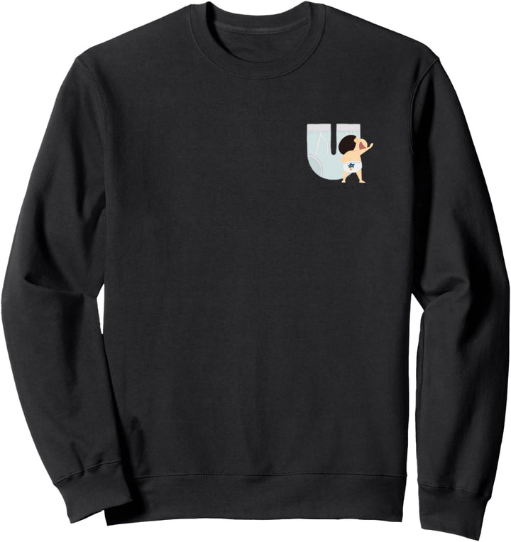 Crayon Shin-chan FUN! FUN! STUDY A to Z ”U” one point Sweatshirt