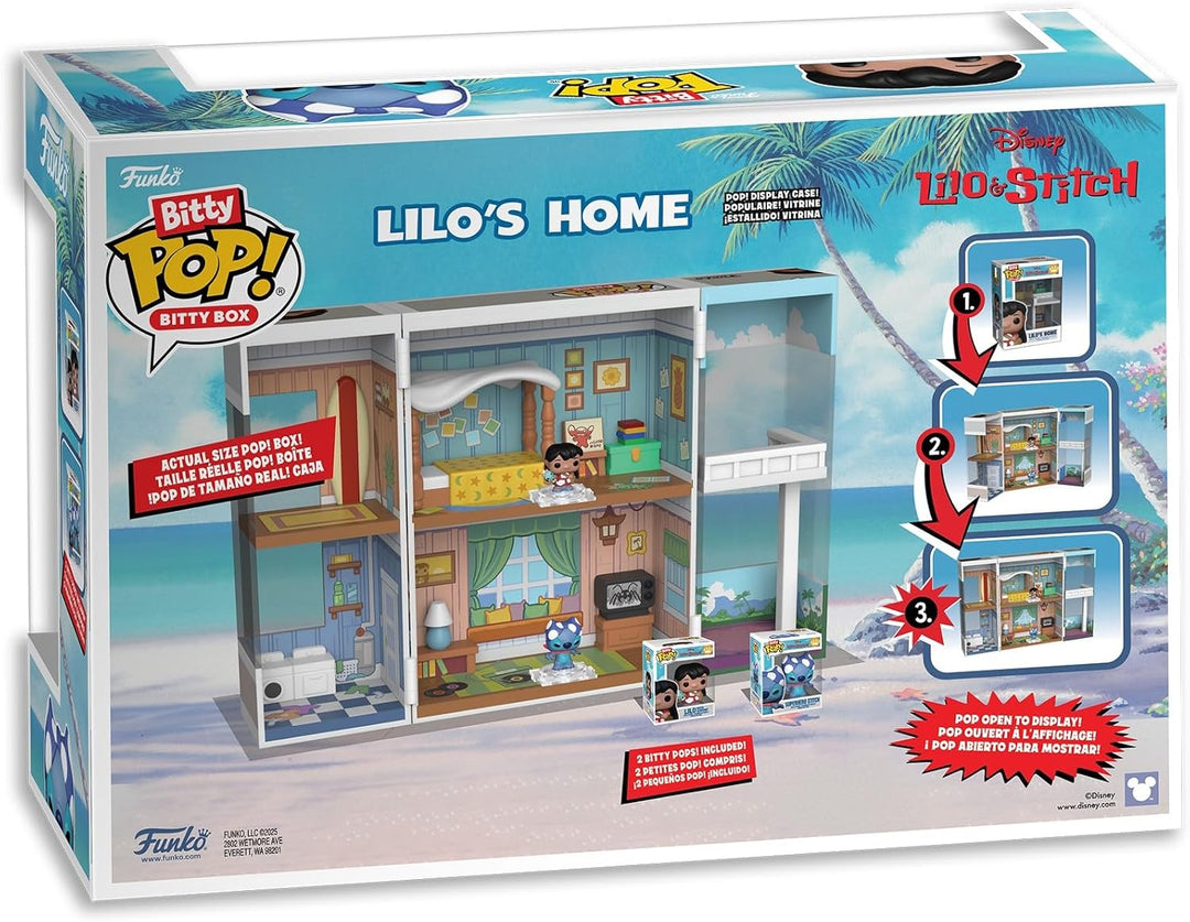 Funko Bitty Pop! Bitty Boxes: Lilo & Stitch - Lilo's Home Playset mit 2 - 0,9 Zoll (2,2 cm) winzige