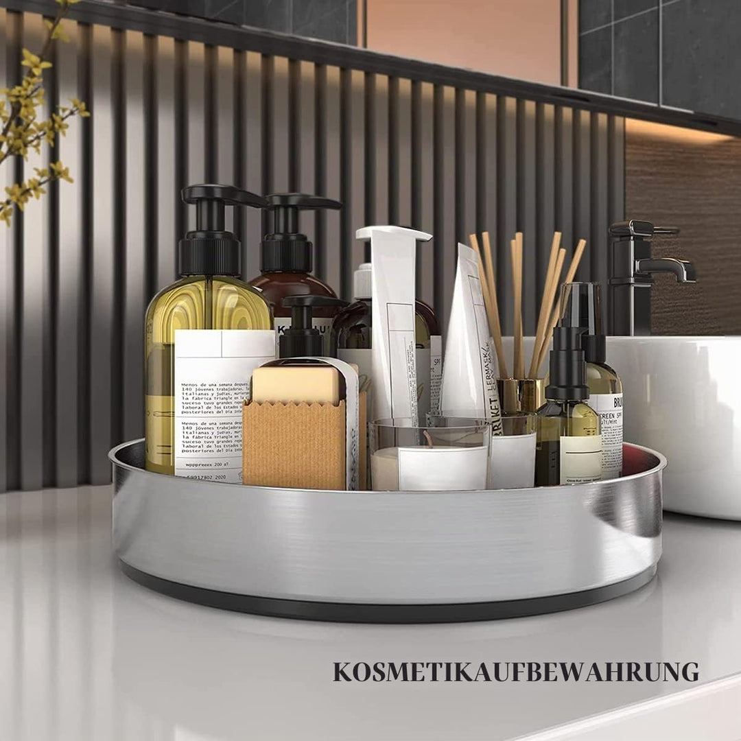 PIGPIGFLY Drehorganizer Küche,Drehscheibe Spice Rack Organizer Für Kabinett, 360 Grad Rotierender Vo